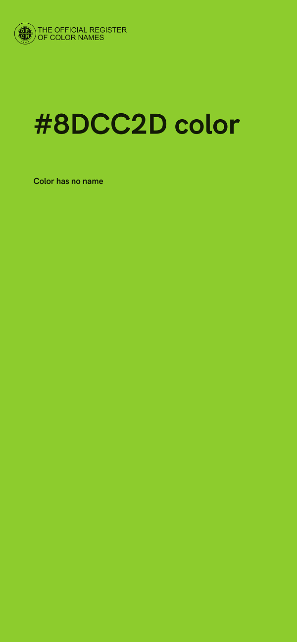 #8DCC2D color image