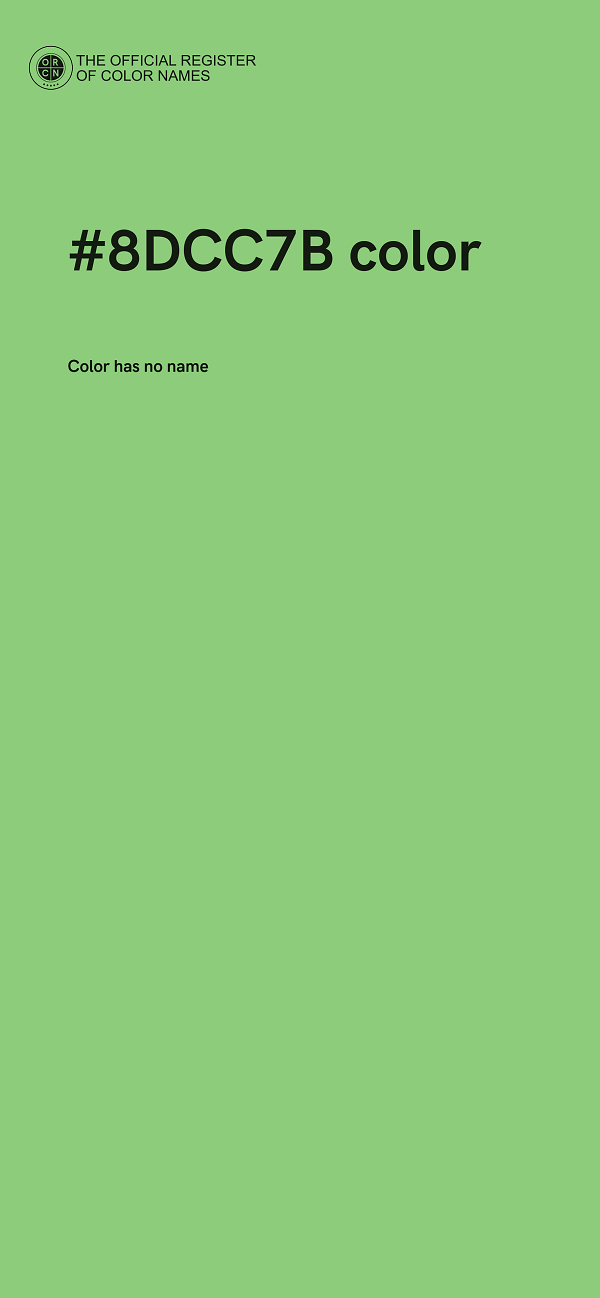 #8DCC7B color image