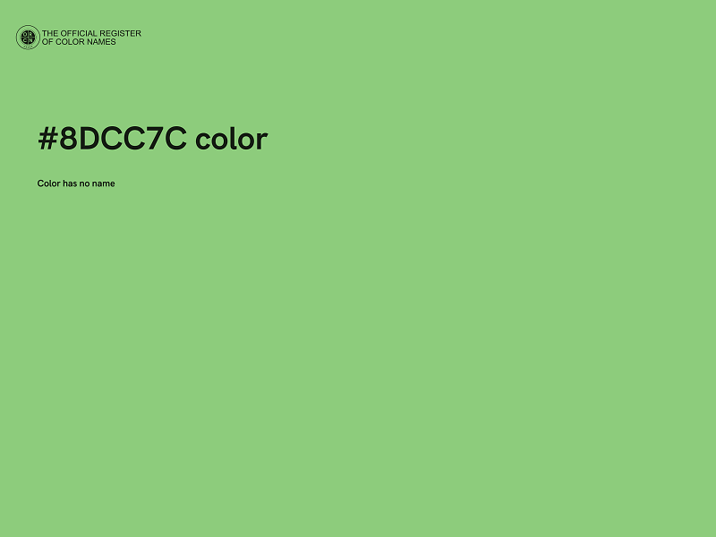 #8DCC7C color image