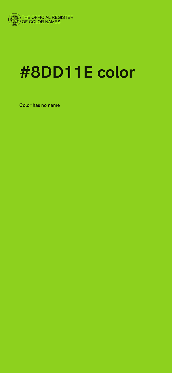 #8DD11E color image