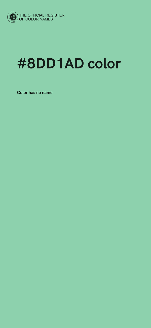 #8DD1AD color image