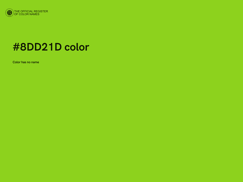 #8DD21D color image