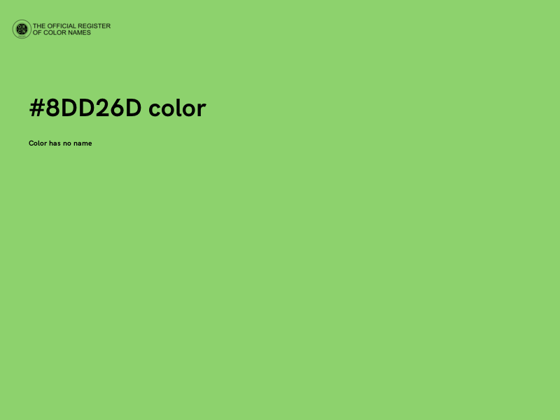 #8DD26D color image