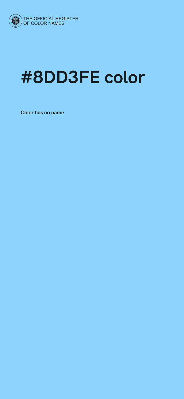 #8DD3FE color image