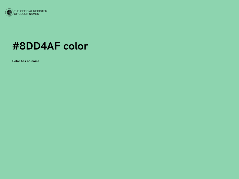 #8DD4AF color image