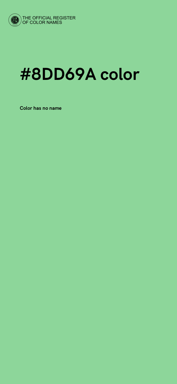 #8DD69A color image
