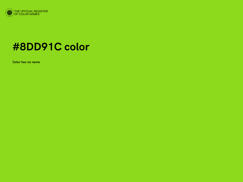 #8DD91C color image