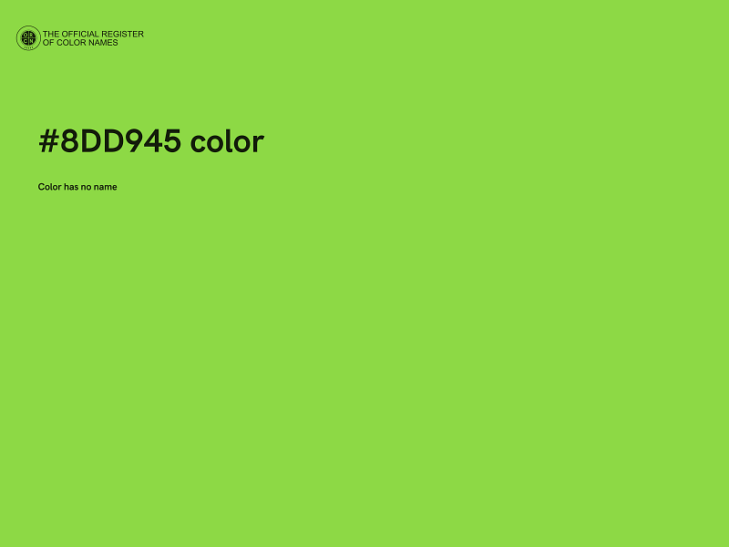 #8DD945 color image