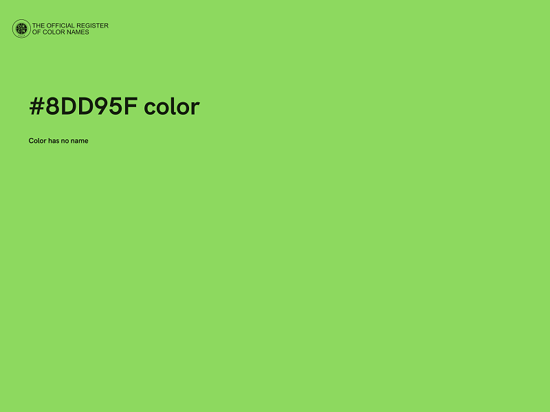 #8DD95F color image