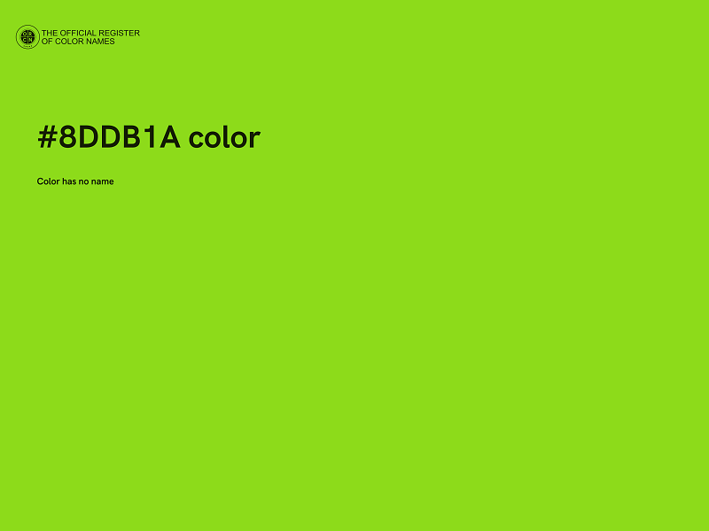 #8DDB1A color image