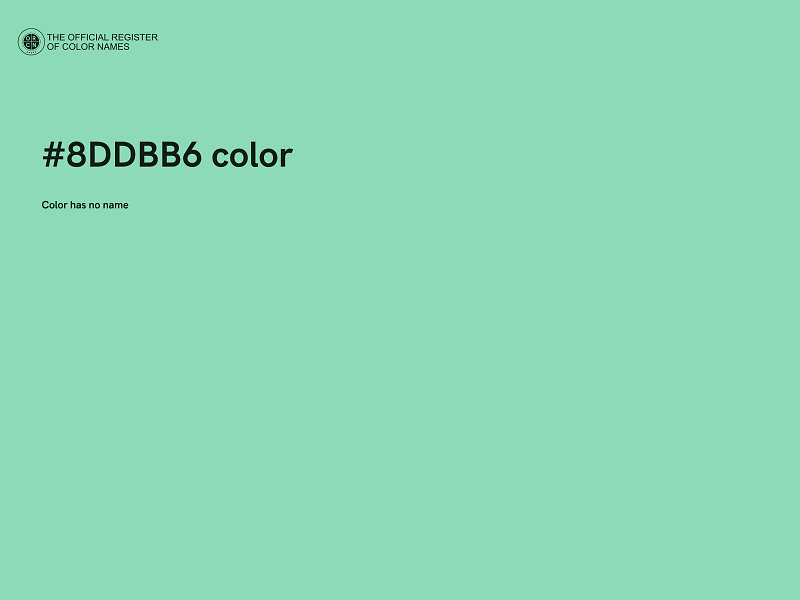 #8DDBB6 color image