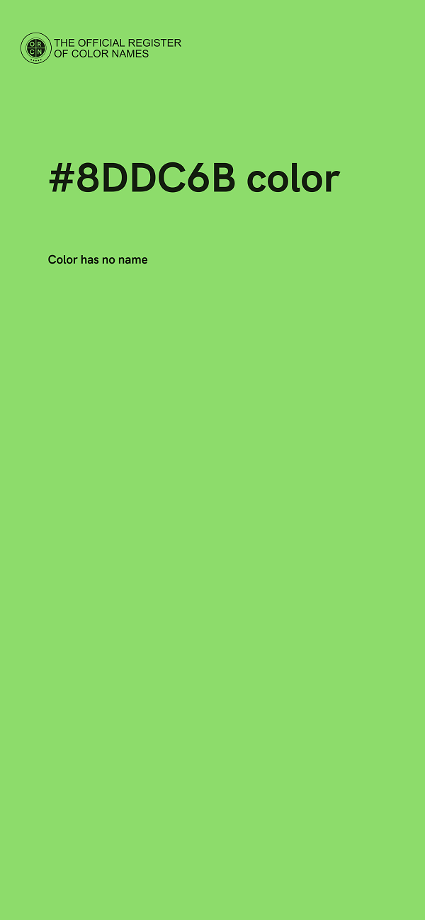 #8DDC6B color image