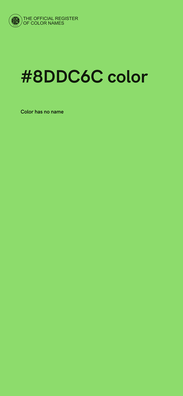 #8DDC6C color image