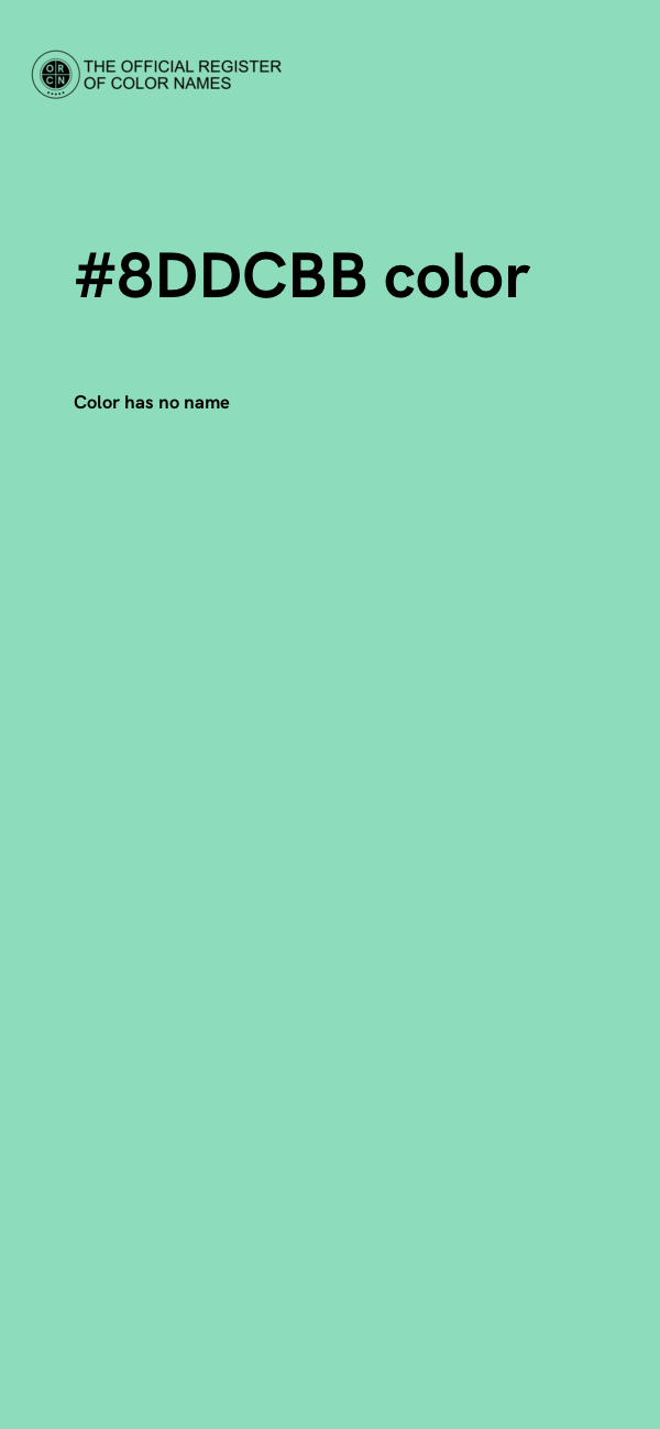 #8DDCBB color image