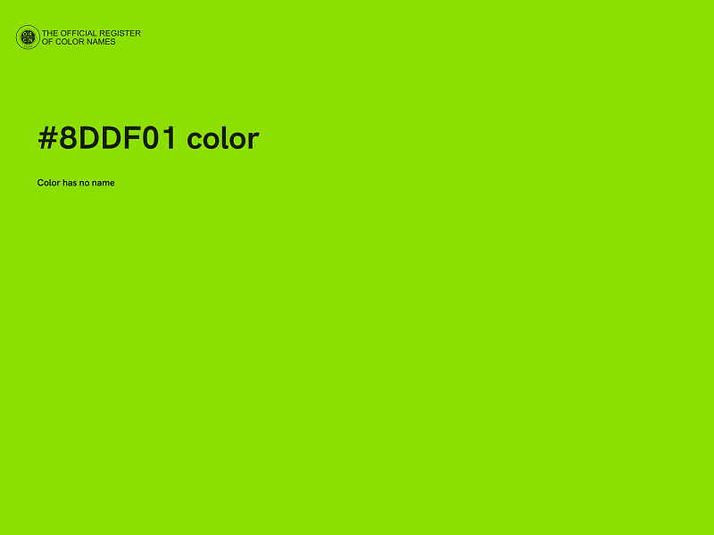 #8DDF01 color image