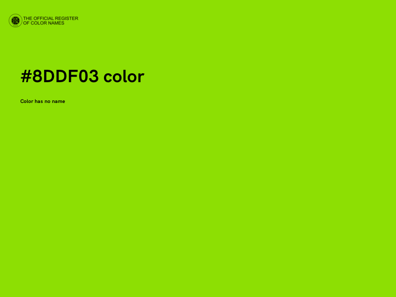 #8DDF03 color image