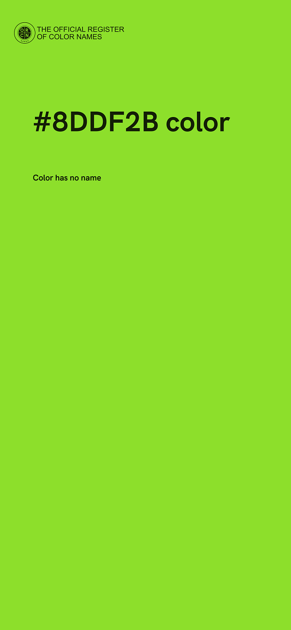 #8DDF2B color image