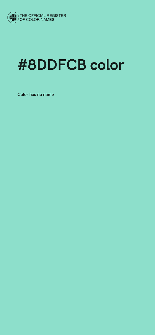 #8DDFCB color image