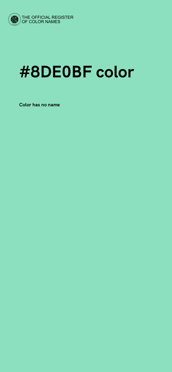 #8DE0BF color image