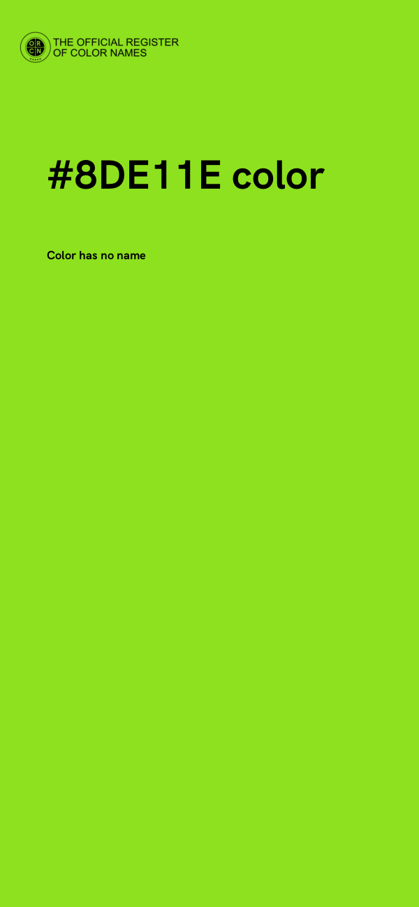 #8DE11E color image