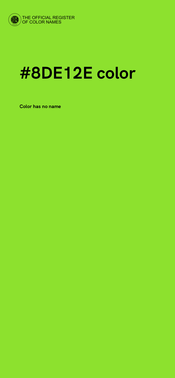 #8DE12E color image