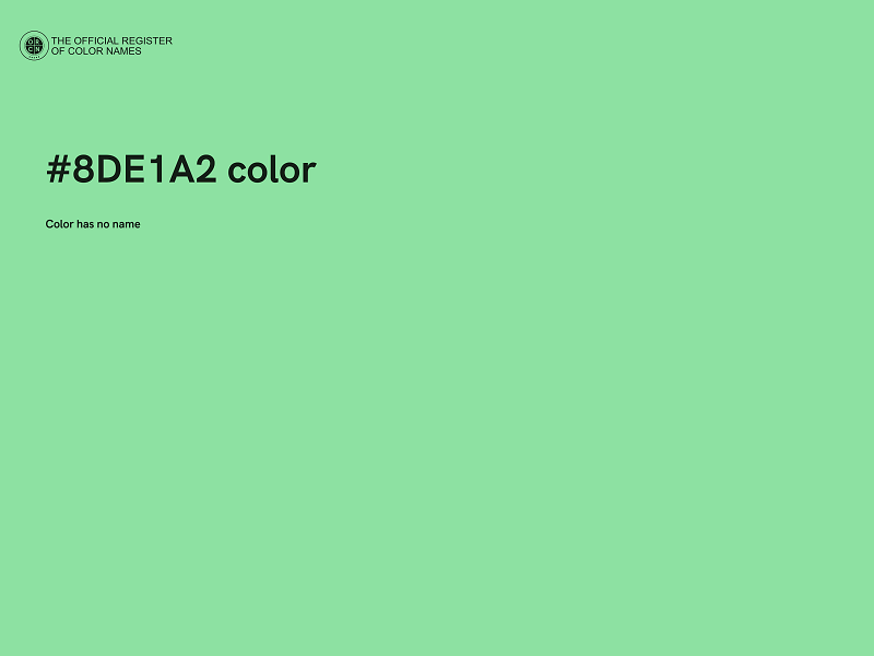 #8DE1A2 color image