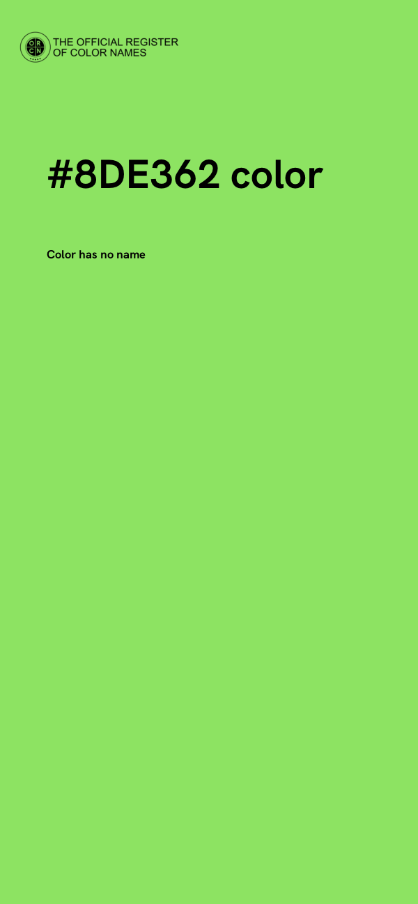 #8DE362 color image