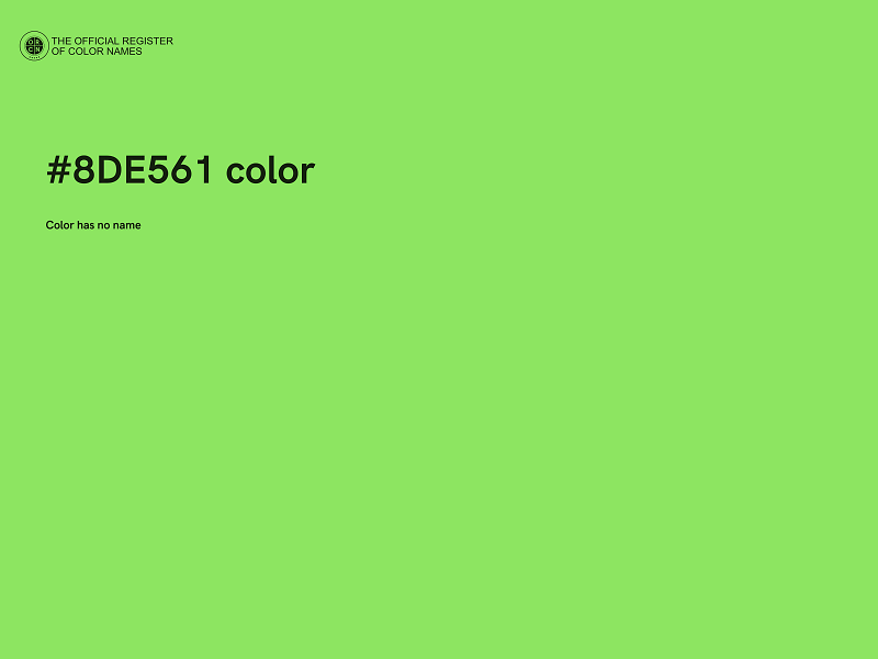 #8DE561 color image