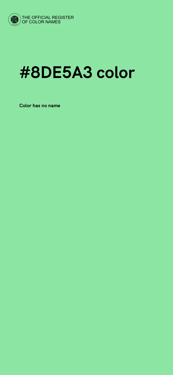 #8DE5A3 color image