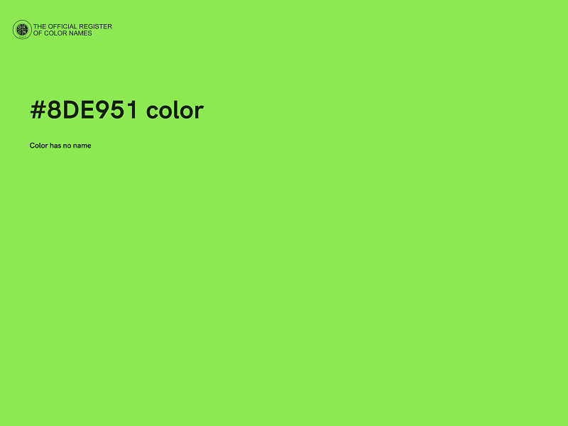 #8DE951 color image