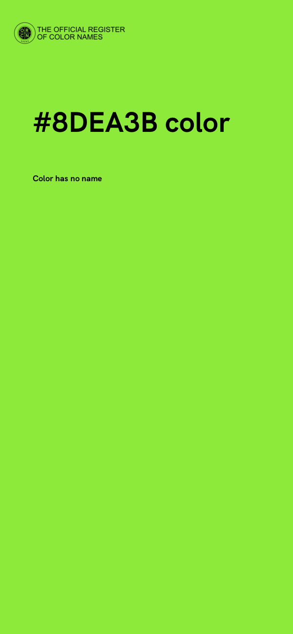 #8DEA3B color image