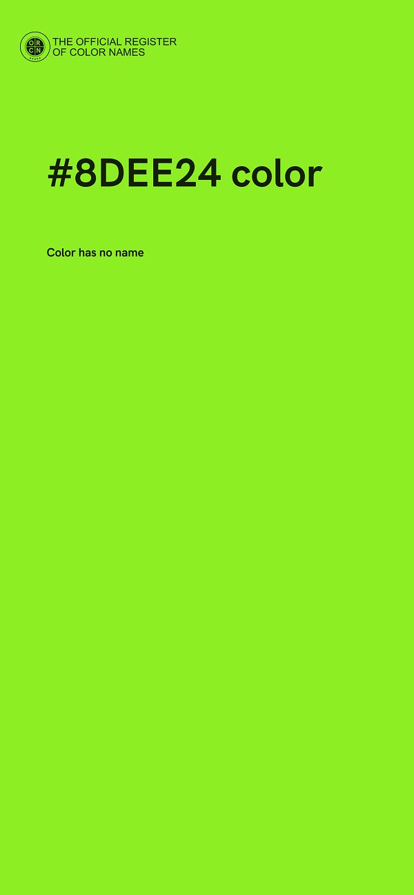 #8DEE24 color image
