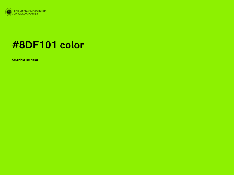 #8DF101 color image