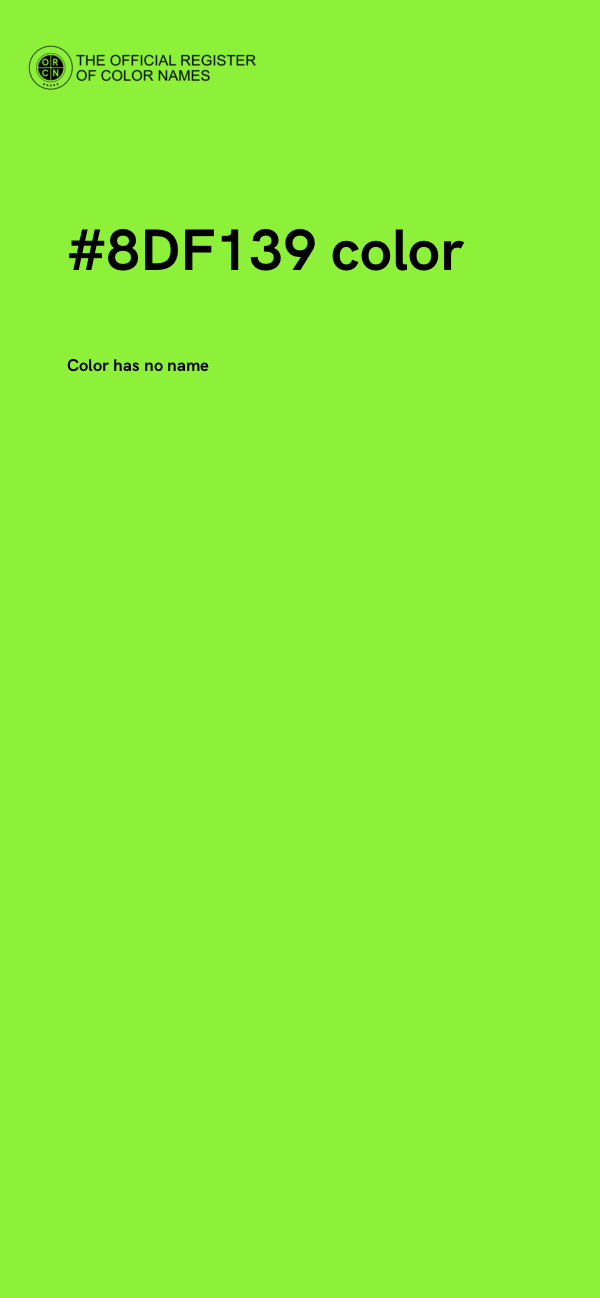 #8DF139 color image