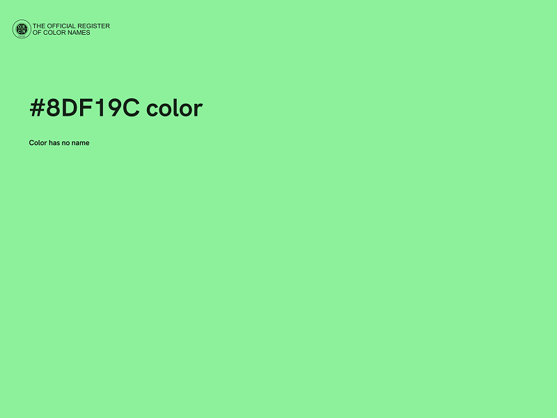 #8DF19C color image