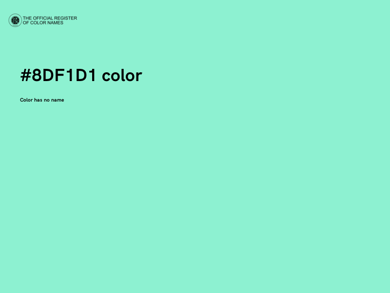 #8DF1D1 color image