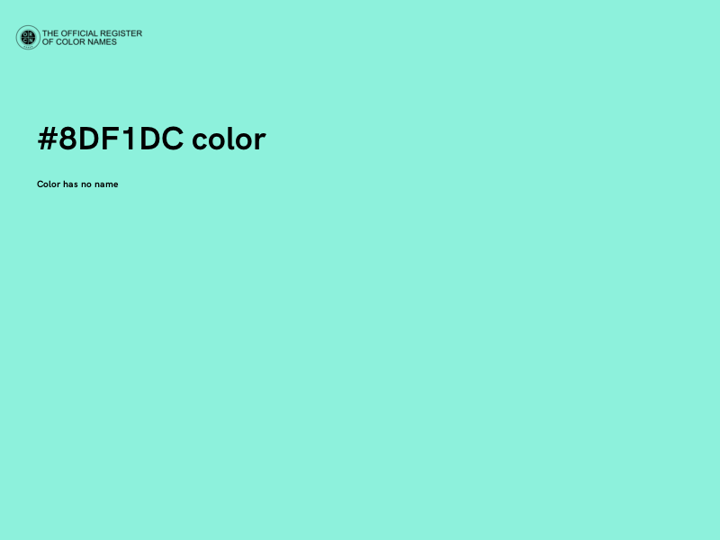 #8DF1DC color image