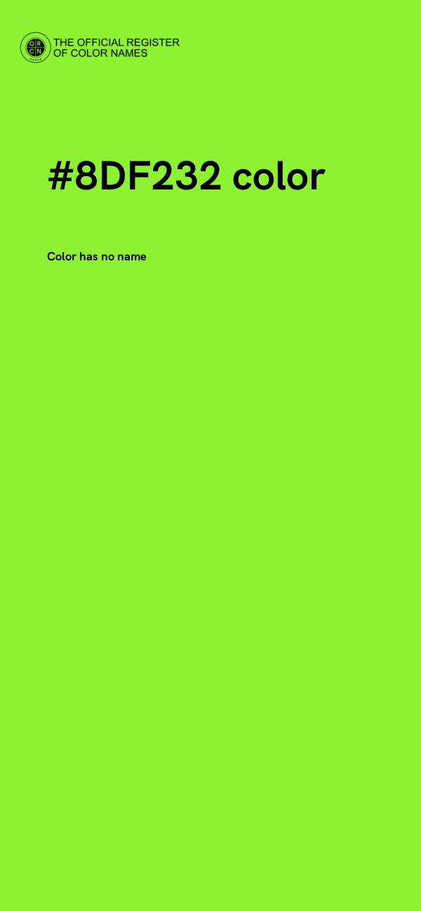 #8DF232 color image