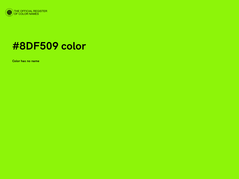 #8DF509 color image