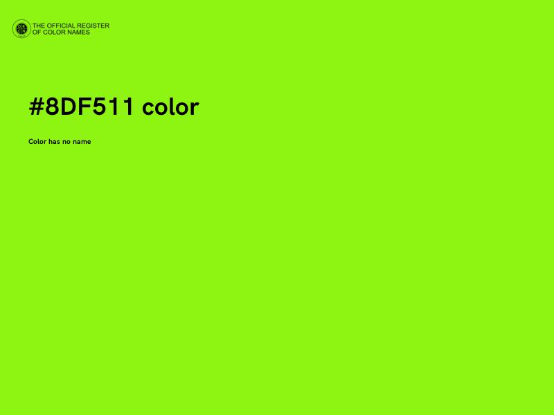 #8DF511 color image