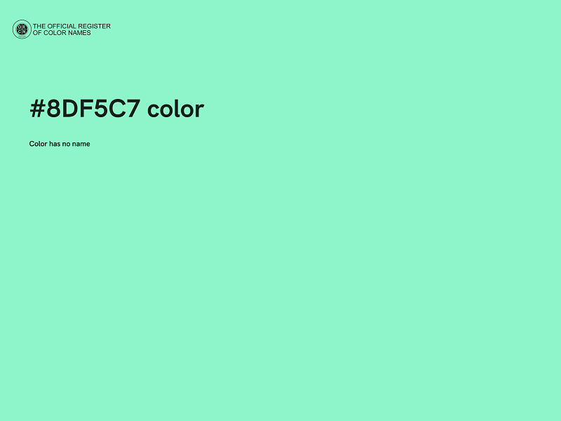 #8DF5C7 color image