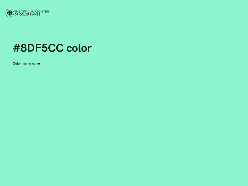 #8DF5CC color image