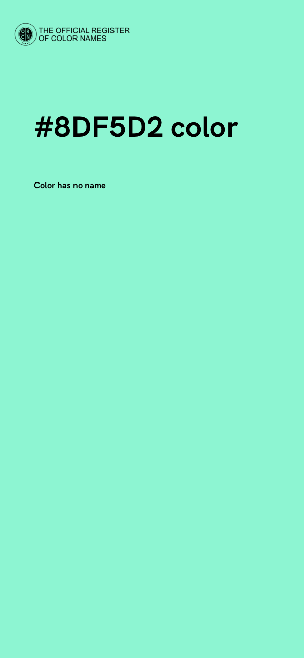 #8DF5D2 color image