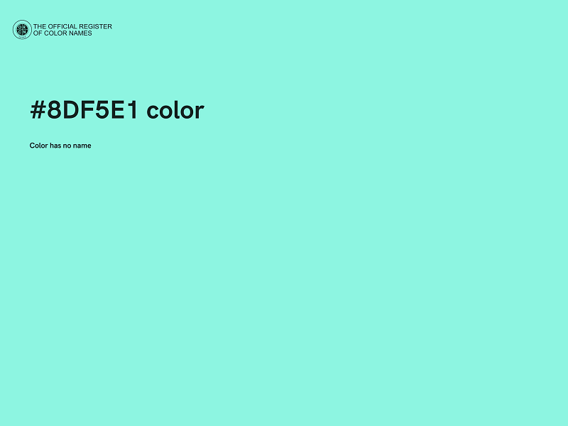#8DF5E1 color image