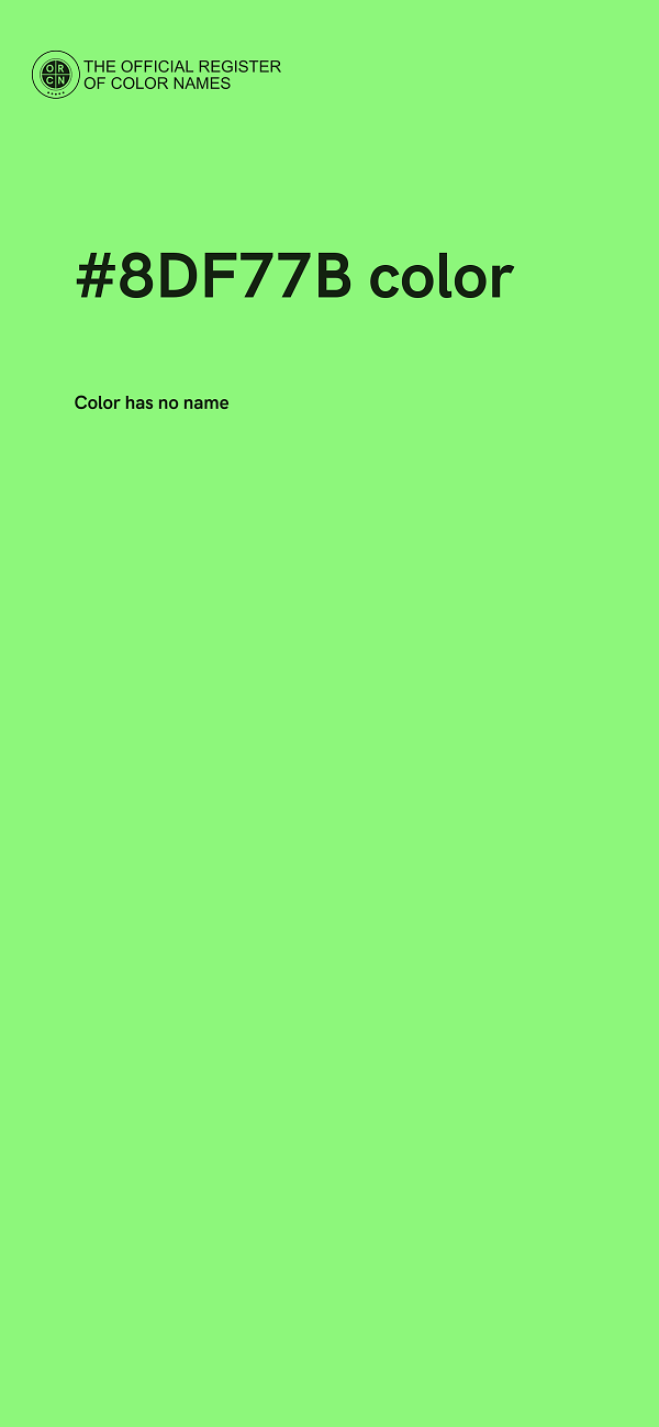 #8DF77B color image