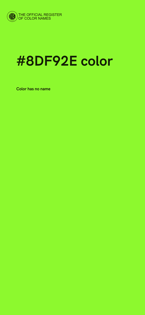 #8DF92E color image