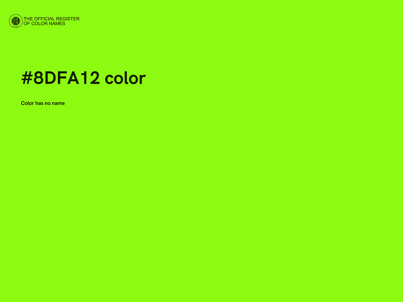 #8DFA12 color image