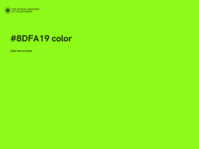 #8DFA19 color image