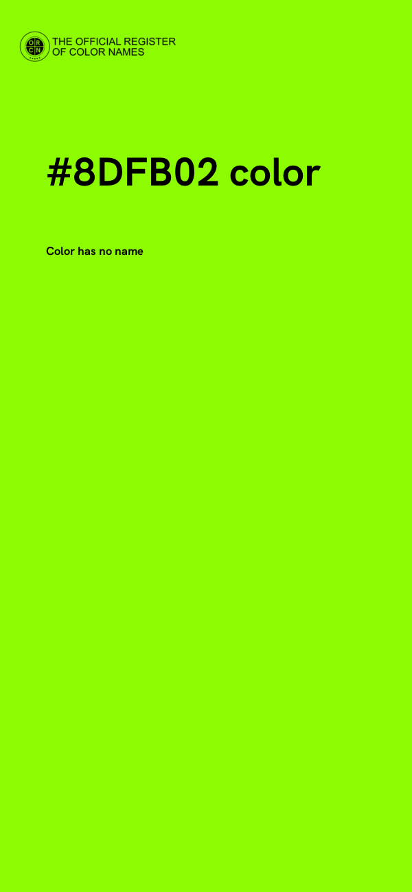 #8DFB02 color image