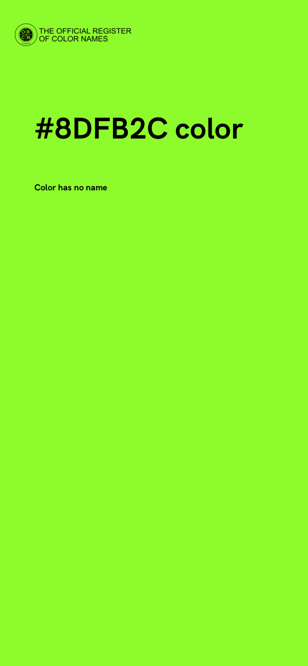 #8DFB2C color image
